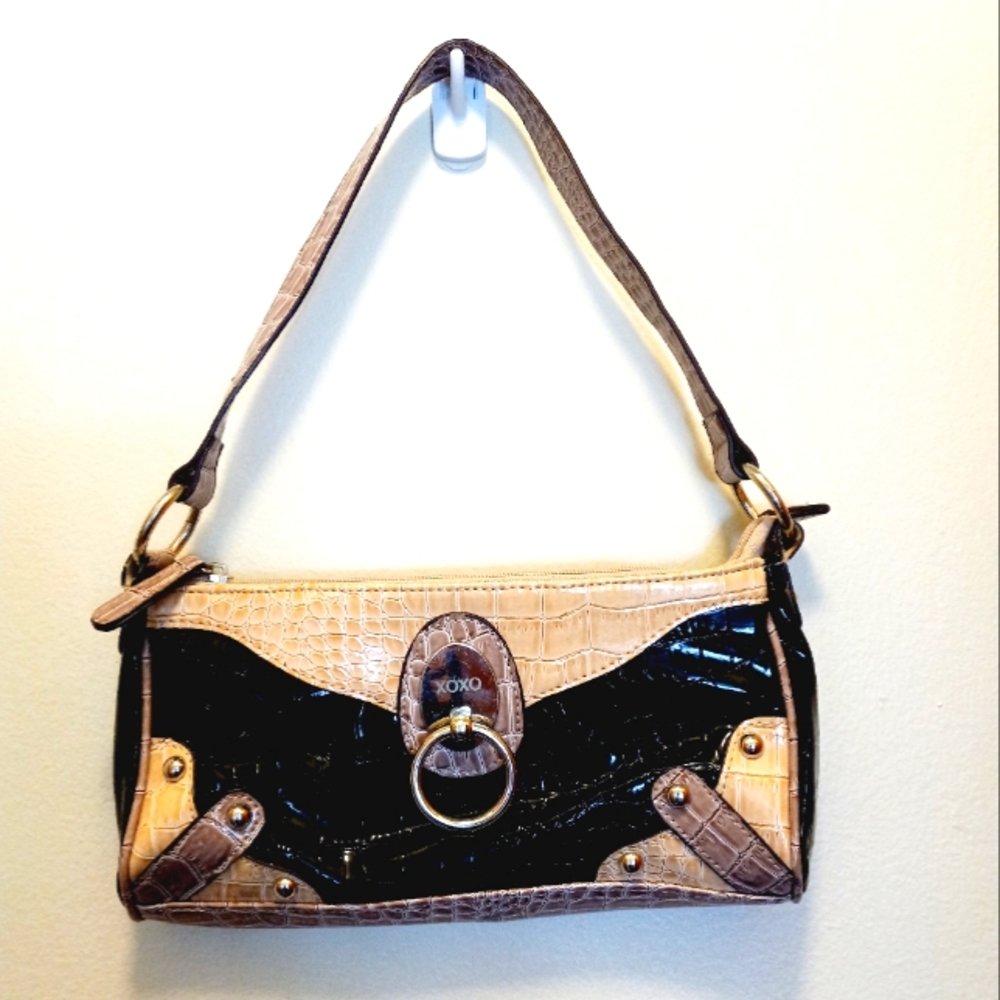 XOXO Faux Alligator Skin Purse